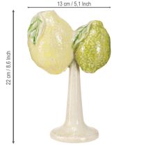 položky Keramická dekorace citronová váza středomořská dekorace na stůl V22cm