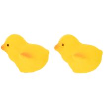 položky Malá velikonoční kuřátka, žlutooranžová, hejna, 4,5 cm vysoká, 18 kusů