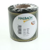 položky Věncová stuha moiré tmavě zelená 100mm dekorativní stuha taftová stuha