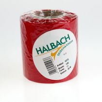 položky Slavnostní věncová stuha, červená, hedvábný vzhled, šířka 100 mm, délka 25 m, ozdobná stuha, mašle, dárková stuha, vánoční dekorace