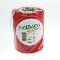 položky Červená věncová stuha 125 mm x 25 m - Stuha pro pohřební květinářství, nápisy a dekorace