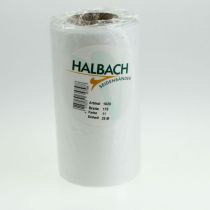 položky Bílá věncová stuha pro pohřební květinářství, šířka 175 mm, délka 25 m, vysoce kvalitní acetátová stuha