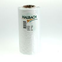 položky Bílá věncová stuha, šířka 200 mm, role 25 m, smuteční stuha, stuha na mašle, ozdobná stuha pro pohřební květinářství a příležitosti