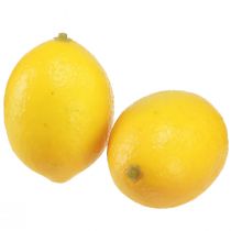 položky Umělý citron ozdobný plod Ø4,5cm V6,5cm 12 ks