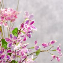 položky Umělá květina plaménku, trvanlivá dekorace na stůl, 110 cm, 3 kusy