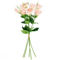 položky Umělé květiny Eustoma Lisianthus růžová 52cm 5 ks