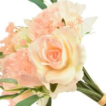 položky Umělá květina kytice pivoňky paeonia růže eukalyptus umělá 32cm