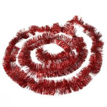 položky Slavnostní Red Tinsel Garland 270 cm - Lesklá a zářivá, ideální pro vánoční a sváteční dekorace