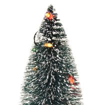 položky LED vánoční stromeček mini umělý na baterie 16cm 2ks