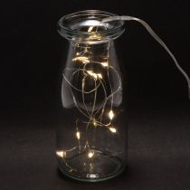 položky Bateriové řetězové světelné řetězy pro vnitřní použití, teplá bílá, 10 LED diod, délka 1 m, 6 kusů