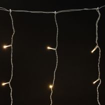 položky Světelný závěs 120 LED světelných řetězů teplá bílá 100×180cm