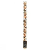 položky Mini koule na vánoční stromeček bronzové odolné proti rozbití Ø3cm V3,5cm 14ks