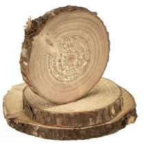 položky Mini dřevěné plátky, přírodní dekorace, Ø3-6cm, 600g, DIY tvoření