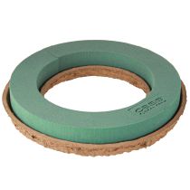 položky OASIS® Biolit® Květinový pěnový zelený prstenový věnec 32cm 2 ks
