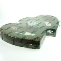 položky Mokré pěnové srdce dvojité 38cm otevřené