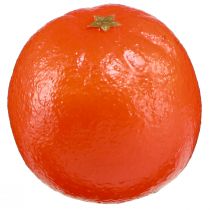 položky Oranžové umělé dekorativní ovoce umělé ovoce Ø8cm 4 kusy