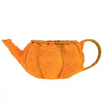 položky Dekorace na květináč dýně oranžovo-žlutozelená Ø19cm V12cm