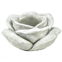 položky Růže keramická dekorace na hrob stolní dekorace svícen velký Ø17cm V9cm