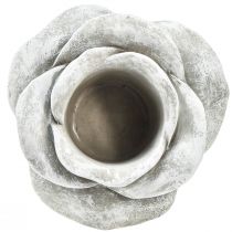 položky Růže keramická dekorace na hrob stolní dekorace svícen velký Ø17cm V9cm