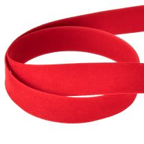 položky Sametová stuha červená dekorativní stuha sametová 15mm 7m