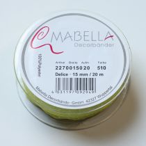 položky Stuha s puntíkovaným vzorem pro dekorativní balení dárků, šířka 1,5 cm, délka 20 m