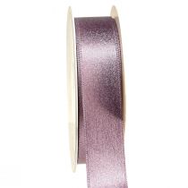 položky Ozdobná stuha, ozdobná stuha, lesklá stuha, růžová, š25mm, d20m