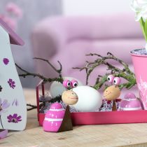 položky Figurka šneka se zábavným designem, okouzlující jarní dekorace, 9 cm, 4 díly