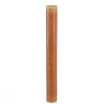 položky Kuželové svíčky stolní svíčky karamelové 34mm x 300mm 4 ks