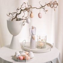 položky Tác s praktickými úchyty pro všestranné dekorace s květinami a přírodními materiály, 30 cm