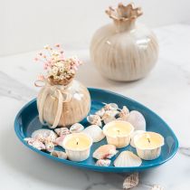 položky Kovová stolní mísa, elegantní a funkční dekorace do obývacích prostor, 28 cm