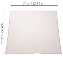položky Transmatt růžová vlhkoodolná květinářská fólie 57 cm, řezaná na míru na kytice, 20 ks