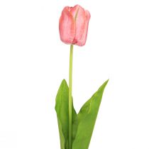 položky Tulipán umělá květina červená, oranžová umělá jarní květina V67cm