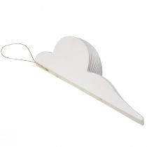 položky Vánoční koule papírová medová dekorace cibulová bílá FSC Ø12cm