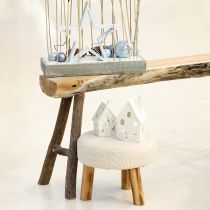 položky Keramická stolní dekorace lucerny adventní bílá V18cm