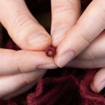 položky Knotová nit, vlněná šňůra, bordó, 55m provázek, květinářství, řemesla, DIY