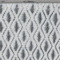 položky Zinková miska s diamantovým vzorem 22cm×12cm