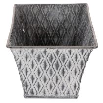 položky Zinková miska s diamantovým vzorem 22cm×12cm