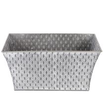 položky Zinková miska s diamantovým vzorem 30cm × 18cm V15cm