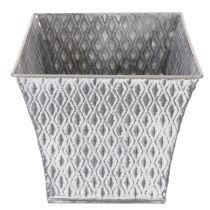 položky Zinková miska s diamantovým vzorem 30cm × 18cm V15cm