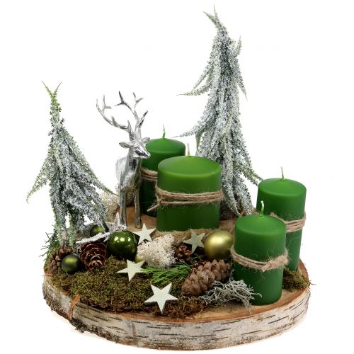 Floristik24 Deco figurka jelena stříbrná 16,5cm