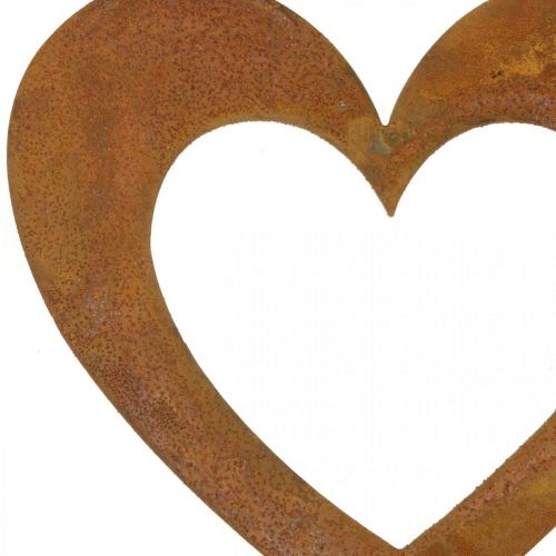 položky Srdce rez zahradní dekorace kovové srdce 10cm 12ks