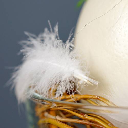 Floristik24 Pružina na drátu Bílá 10m