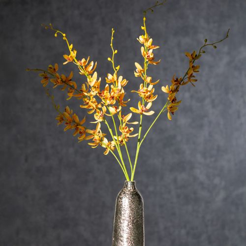 položky Umělá orchidej Cymbidium jako květinový stonek pro elegantní dekoraci, 95 cm, 2 kusy