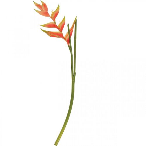 položky Umělé umělé květiny Heliconia exotická růžová, zelená H103cm