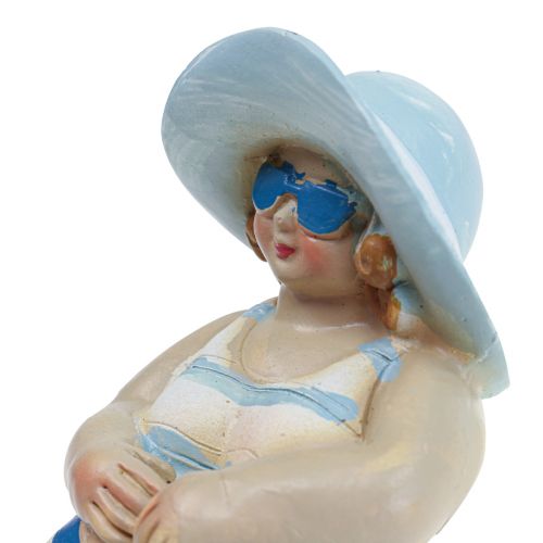 Floristik24 Maritime Deco Dámské Deco Figurky Baddeko H10/9,5 cm Sada 2 kusů