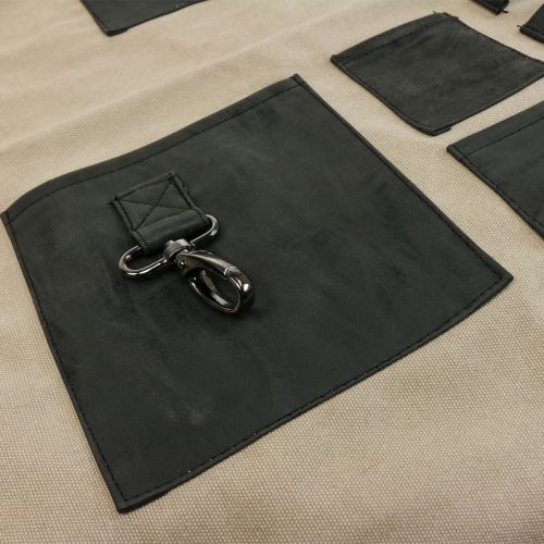 položky Taška na zahradní nářadí zástěra zahradní zástěra khaki 83×85cm