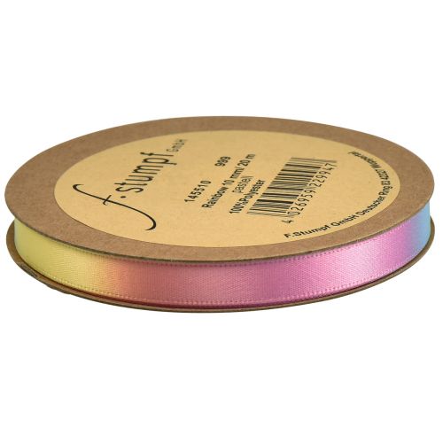 položky Dárková stuha duhová stuha barevná pastelová 10mm 20m