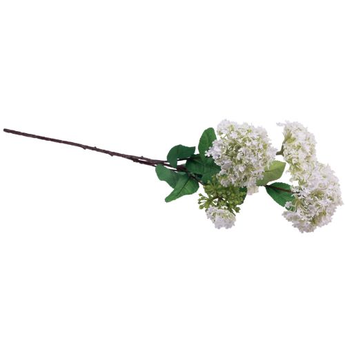 položky Umělá květina sněhová koule Virburnum bílá Ø8cm 64cm