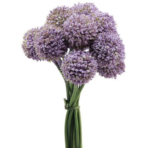 Floristik24 Umělé květiny koule květina allium umělá fialová 25cm 12ks