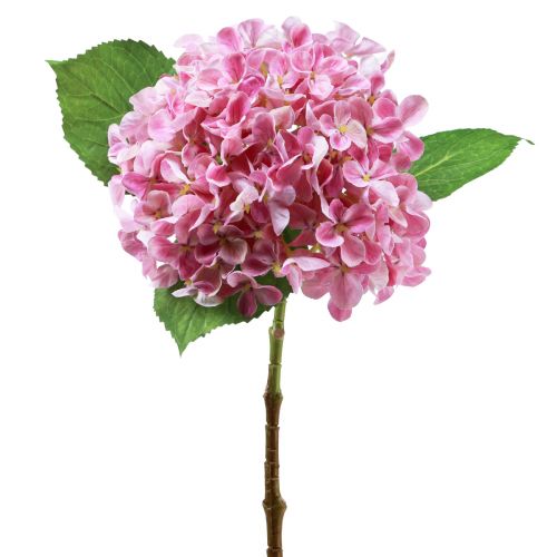 položky Hortenzie umělá růžová umělá květina růžová Ø15,5cm 45cm